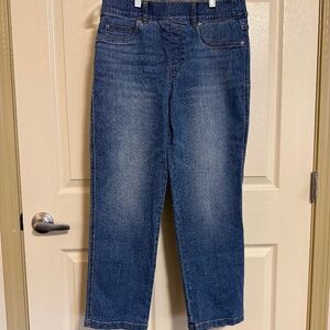Spanx medium wash jeans